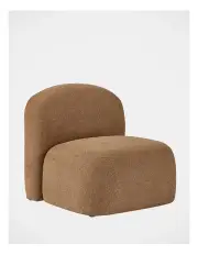 [Cooper & Co] Luca Block Arm Chair Pumpkin in Brown