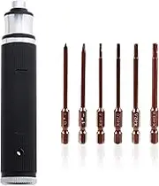 EMSea 6 In1 Screw Driver Allen Key Repair Tool Kit for RC Helicopter Car Airplane 1.5mm 2.0mm 2.5mm 3.0mm Slotted 3.0mm Cross 3.0mm Screwdriver