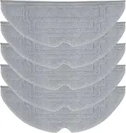 5 Pcs Mop Pads，Compatible for Roborock ，S8, S8+, S8 Pro Ultra Robot Vacuum, 2.0 Washable Reusable Mopping Pads