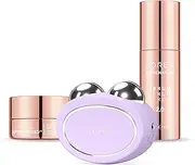 FOREO Total Facelift Bundle - BEAR 2 Advanced Microcurrent Facial Device + SUPERCHARGED SERUM 2.0 30 ml + SUPERCHARGED HA+PGA Triple Action Intense Moisturizer 15 ml - Anti Aging - Skin Care Tools