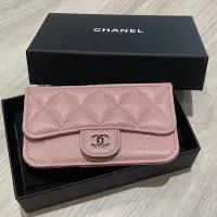 在飛比找蝦皮購物優惠-全新 香奈兒 Chanel 卡夾 零錢包 粉紅色 爆款 小皮