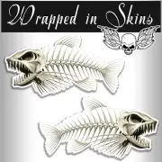 Bonefish Decals Fish Stickers Tackle Box RV Truck Camper Trailer AFP-0007
