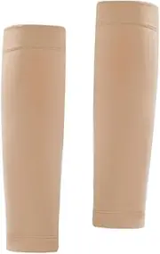 HAWILLOSCH 1 Pair Compression Socks Calf Socks Shin Sleeves Youth Calf Sleeve Calf Compression Sleeve Men Leg Sleeve Compression Stockings Compression Sleeves for Legs Men Beige Nylon