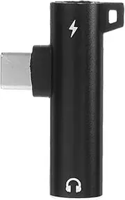 ADOCARN Type C to Audio Adapter Metal Headphone Jack Converter Portable Lightweight Compatible with Multiple Devices for Calls Music Seamless Audio Transmission
