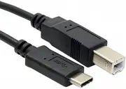 Cablecc USB-C USB 3.1 Type C Male Connector to USB 2.0 B Type Male Data Cable for Cell Phone & MacBook & Laptop