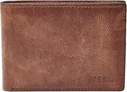 [FOSSIL] Men's Brown Leather Derrick Wallet