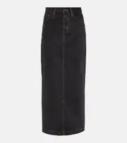 [Wardrobe.NYC] Wardrobe.NYC Denim maxi skirt 25 black