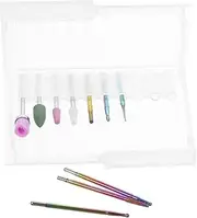 Baluue 10 Pcs Nail Drill Bits Set for Acrylic Nails Professional Manicure Drill Bits Cuticle Removal Nail Bit for Nail Drill Easy Install and Disassemble