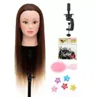 Training Head Mannequin Head Hairdresser Makeup on Cosmetology Manikin Doll Head