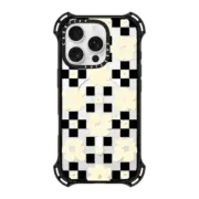 iPhone 16 Pro Bounce Case MagSafe Compatible Floral Gridlock