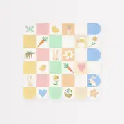 Easter Icon Checkerboard Napkins