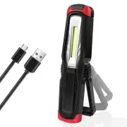 400 Lumens Rechargeable LED Work Light, Flashlight, Adjustable Stand, Magneti...