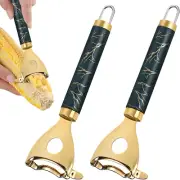 2Pcs Corn Shucker Corn Cob Stripper Tool Peeler Good Grips Stainless Steel Multi