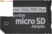 PSP Memory Stick Adapter, Micro SD to Memory Stick PRO Duo Cards for Sony Playst