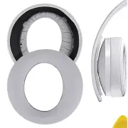Geekria Protein Leather Ear Pads for PS4 Gold Wireless 2018 Headphones (Grey)