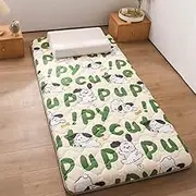Japanese Floor Sleeping Futon Mattress, Single/Double/Queen/King Size Portable Foldable Roll Up Mattress, Camping Floor Guest Mat(G,120 x 200 cm)