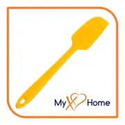 9" Yellow Silicone Spatula by MyXOHome (1, 2, 4 or 6 Spatulas)