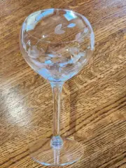 Vintage Heritage Crystal Burgundy Ballon Wine Goblets Set Four # 433
