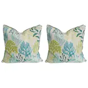 2x LVD Cushion Throw Pillow Reef Decorative Home/Lounge/Sofa Decor 50cm Sqr