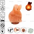 CUTE DOG SHAPE ELECTRIC HIMALAYAN SALT TABLE LAMP PURIFY ROCK NATURAL IONISER
