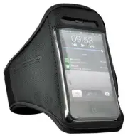 ARMBAND HOLDER, MOBILE PHONE, BLACK, COLOUR BLACK, TELECOMMUNICATI FOR UNBRANDED