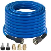 Hourleey Pressure Washer Hose 50 FT 3600 PSI Flexible Kink Resistant Power Wa...