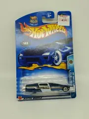 2003 Hot Wheels #147 Roll Patrol 3/10 SYD MEAD'S SENTINEL 400 Dark Blue Variant