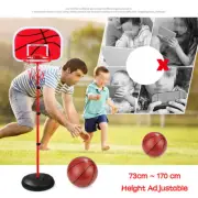 170m Children Basketball Hoop Net Kids Backboard Stand Adjustable Free Standing