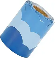 KICHOUSE Classroom Wall Decor Cloud Border Trim Strips Whiteboard Paper Borders Stickers