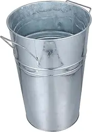 GARVALON Vintage Flower Container Rustic Flower Bucket with Double Handles Chic Home Decor Country Style Vase Housewarming Present