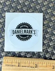 DANIEL MARK’S BREWING BREWERY BEER STICKER Wyoming Brew Cheyenne Water Bottle