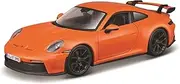 [Bburago] Porsche 911 GT3 (2021): 1:24 Scale Model Car, Moving Doors, Green