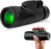 Monocular Telescope High Power 12x50 Monocular Telescope Compact and Portable Monocular Telescope with Phone Clip, Tripod and Bluetooth Remote Control for Bird Watching on Smartphone, Hunting, etc