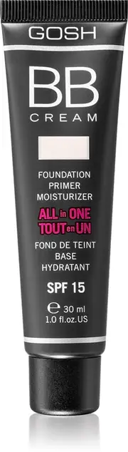 Gosh BB Cream Foundation Primer Moisturizing 01 Sand 30ml