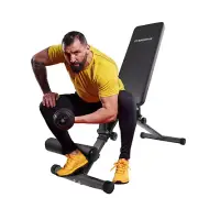 OVERDRIVE Adjustable Weight Bench Press Gym Incline Bench