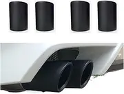 2018-2022 Compatible For Toyota Camry SE/XSE MATTE BLACK Rear Exhaust Muffler Tip End Tip 4x