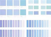 BAYTORY 1200 Pcs Sticky Tabs, Pastel Paper Sticky Notes, Index Tabs Memo Stickers Page Markers Book Tabs, Multicolor Writable Tabs for Annotating Books, Office & School Study Supplies (Blue)