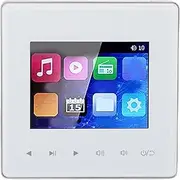 Generic Bluetooth Wall Amplifier, 2.8 Inch HD Touch Screen Wall Audio Control Receiver with FM Radio, Timer & Remote Control, Wallmount Music Amplifier for Home Theater