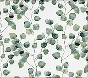 RHAIYAN Drying Mat Eucalyptus Leaves Pattern Heat Insulation Holder Dish Cup Draining Pad Kitchenware Specific