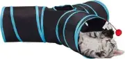 Comsmart Pet Cat Tunnel Tube Toys 3 Way Collapsible Tunnels for Indoor Cats
