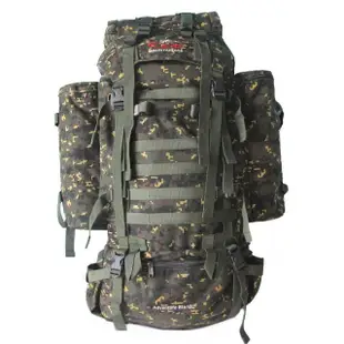 【EYE】75L可調整透氣戰鬥登山包後背包附防雨罩(後背包)