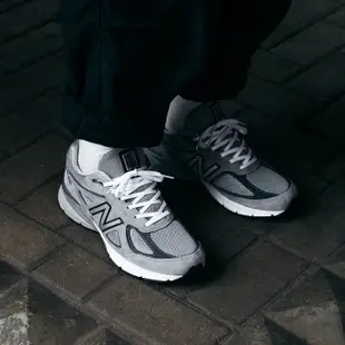 NEW BALANCE 慢跑鞋 990 V4 元祖灰 美製 男 U990GR4