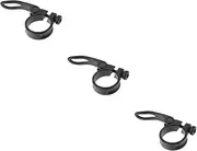 Seat Clamp Bike Folding Seat Post Cycling Clamps Collar Bolt Type Clamp Alloy Tube Clip Riding Clamp Cycle Clamp Aluminum Alloy Black