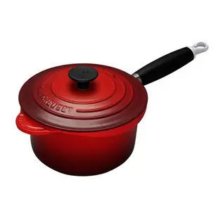 Le Creuset 單柄鑄鐵鍋(櫻桃紅) 18cm #29139180602460【最高點數22%點數回饋】