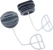 4pcs/lot Gas Fuel Oil Caps For Husqvarna 288 365 357 359 455 395 Chainsaw Spare Tool Part 537215202