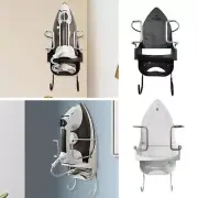 Ironing Board Holder with Hooks Easily Mount Heat Resistant Iron Hanger Wall