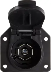 Hopkins 47205 4-wire Flat To 7-rv Blade Plastic Adapter
