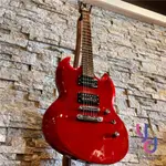 『終身保固贈配件』ESP副廠 LTD VIPER 50 紅色 電吉他 SG型 雙線圈 搖滾/金屬