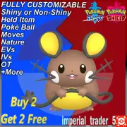 Pokémon Sword and Shield ✨ Shiny Dedenne ✨ W/ Best 6IV Customizable