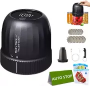 Electric Mason Jar Vacuum Sealer Upgraded Automatic Genie Kit for Canning Wide